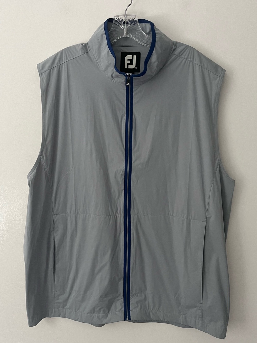 Footjoy Hydroknit Full Zip Golf Vest Lightweight Water Resistant XL